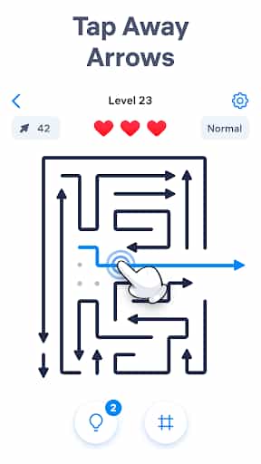 Arrow Puzzle - Tap Away Game screenshot 1