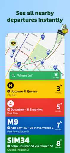 Transit - Subway & Bus Times screenshot 1