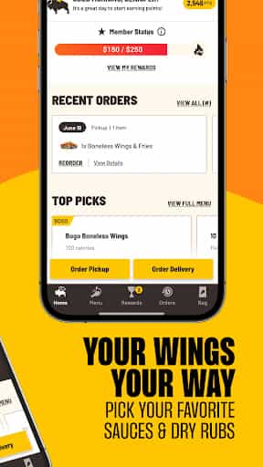 Buffalo Wild Wings Ordering screenshot 2