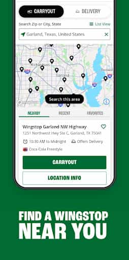 Wingstop screenshot 2