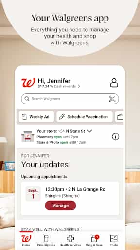 Walgreens screenshot 1