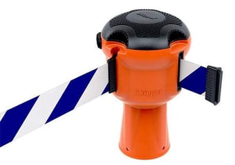 picture of Skipper Retractable Unit - Orange with Blue/White Tape - [SK-SKIPPER01-OBW]