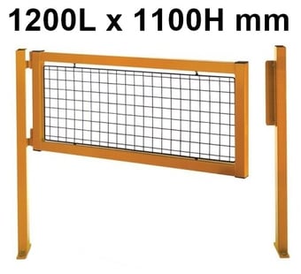 picture of QMP Fully Welded Barrier - Gate Barrier - Mesh Infill - 1200L x 1100H mm - [QM-RBGU1211MYXX]