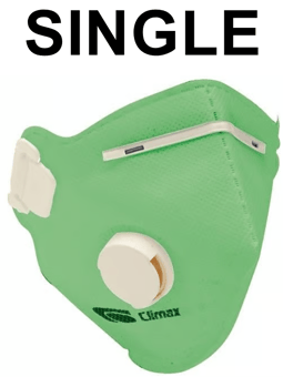 picture of Climax 1730 FFP3 Green Disposable Mask - [CL-1730-C12-VERDE]