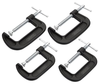 picture of Draper Heavy Duty G-Clamp Set - 4 Piece - [DO-18992]