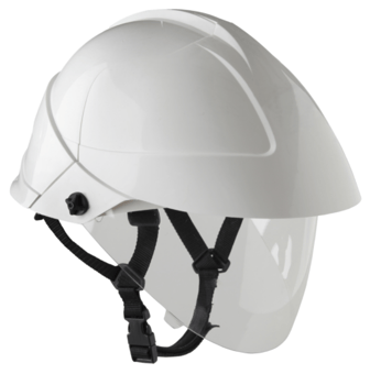 picture of CATU Electrician Helmet With Integrated Face Shield - 52-64cm - [BD-MO-185-BL]