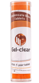 picture of Gel-Clear HVACR One Year Refrigeration Drain Tablets - Pack of 10 - [GC-QP34-10]