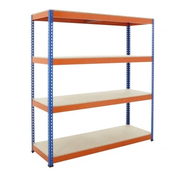 Picture of BiGDUG BiG400 Racking 4 Levels - Chipboard Shelves - 1980h x 1220w x 1220d mm - [BDU-B41912124BO]