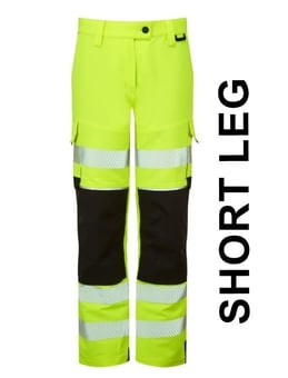 picture of Pulsar Life Men's Stretch Combat Trouser Yellow - 29" Short Leg - PR-LFE921-YEL-S