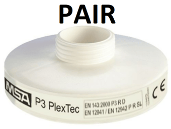 picture of MSA - PlexTec P3 - Particle Filter - P3 R D - Pair - [MS-10094376]