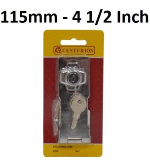 picture of Cylinder Locking Hasp - 115mm (4 1/2")  - Single - [CI-SP55P]