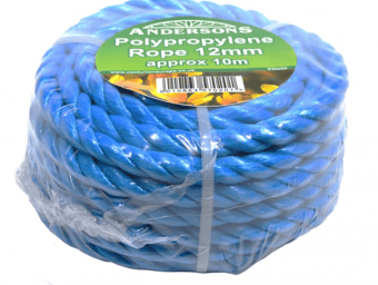 picture of 12mm x 10m Polypropylene Rope Mini Coils - CTRN-CI-PR026