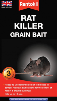 Picture of Rentokil Rat Killer Grain Bait - 3 Sachet - [RH-PSR32]