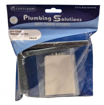 Picture of Gas Cooker Stability Bracket - Yellow Zinc Plated - CTRN-CI-PA41P