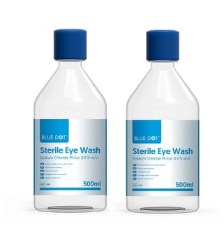 Picture of Sterile Eye Wash Bottles - 0.9% Sterile - Pair 500ml - [CM-2143] - (MP)