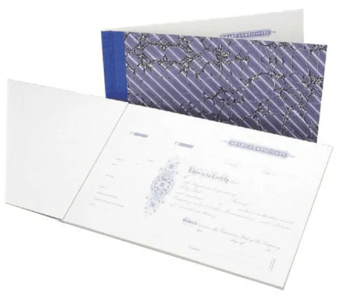 picture of Guildhall Share Certificate Book Blue - 203 x 318mm - [EXC-T671Z]