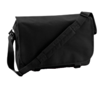 picture of Bagbase 11L Black Messenger Bag - [BT-BG21-BLACK]