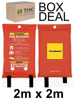 picture of FlameDefend - Fire Blanket In Soft Case - 2.m x 2.m - Box Deal 10 - [IH-SGI-GF-FB-025-2X2]