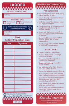 picture of DocU Marker - Laddertag Insert Small - [SHU-DM-LI-S] - (HP)