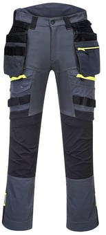picture of Portwest - DX4 Detachable Holster Pocket Trouser -  Metal Grey - PW-DX440MGR