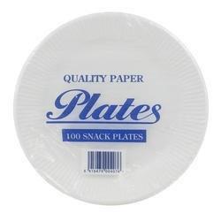 Picture of 1000 Disposable White Paper Plates 7 inch diameter - [GCSL-PH-50011020]