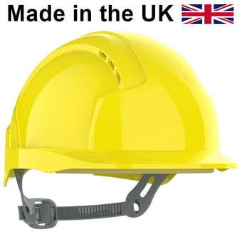 picture of JSP EVOLite® Safety Helmet Slip Ratchet Vented Yellow - [JS-AJB160-000-200]