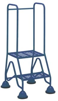 picture of Slingsby Multi Glide Premium Platform Steps - 2 Treads - Blue - [SLB-434877] - (LP)