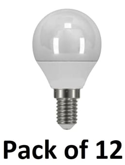 picture of Power Plus - 4.5W - E14 Energy Saving Golf Bulb LED - 350 Lumens - 3000k Warm White - Pack of 12 - [PU-3331]