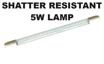 picture of Wemlite 5 Watts LED Lamp Shatter Resistant - [BP-LS05LS-W]