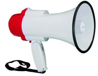 Picture of Mini Megaphone with Folding Handle - 10W - [HS-114-1043]