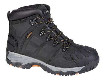 picture of Portwest FT05 Steel Leather Ankle Boot - Black - S7 HRO CI LG SR - PW-FT05BKR