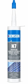 Picture of Demsun N7 Transparent Silicone Frame Sealant - Weather Resistant - 300ml - [DMS-DS02413]