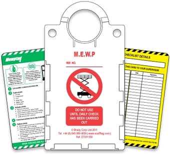 picture of MEWP Tags and Accessories