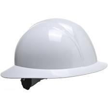 picture of Portwest - Full Brim Future Helmet - White - Non Vented - [PW-PS52]