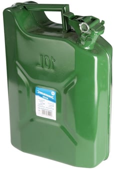 Picture of Green 10L Metal Jerry Can - Ideal For Carrying And Storing Liquids - UN Approved - [SI-563474]