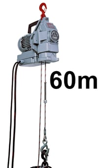 picture of Tractel TR30 300kg 110volt Minifor Electric Wire Rope Hoist c/w 60mtr Rope - [TRC-102999-61029] - (LP)
