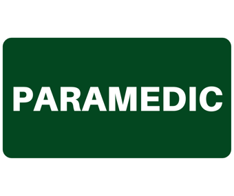 Picture of PARAMEDIC Insert Card for Professional Armbands - [IH-AB-PMED] - (HP)