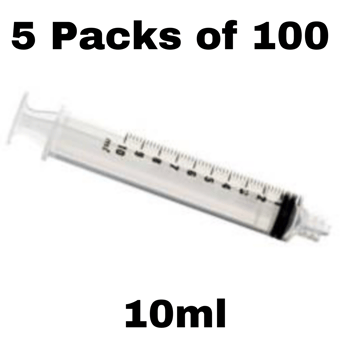 picture of BD Luer Lock Syringe - 10ml - Supplied Without Needle - 5 Packs of 100 - [ML-K2153-PACK]