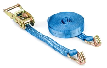 Picture of ProSolve Ratchet Tie-Down Straps - 25mm x 8m x 1500kg (LC) - [PV-BDV1588CP]