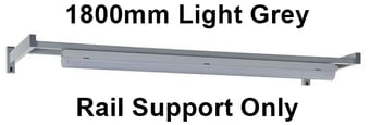 picture of QMP Light/Tool Rail Support - 1800mm Light Grey - Rail Support Only - [QM-BERS1800XLXX]