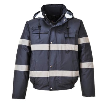 picture of Portwest - S434 - Iona Lite Bomber Jacket - Navy Blue - PW-S434NAR