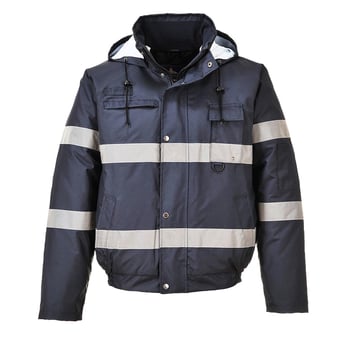 Picture of Portwest - S434 - Iona Lite Bomber Jacket - Navy Blue - PW-S434NAR