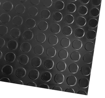 picture of Anti-Slip Penny Washer Mat - Black - 1200 x 1000mm - [WWM-60320-12010003-BKNA] - (LP)