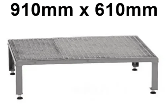 picture of Slingsby Adjustable Modular Work Platform - Grey - 910mm - Adjustable Height 230-300mm - [SLB-434972] - (LP)