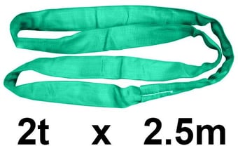 picture of LashKing - Polyester Round Sling - 2t WLL - 2.5m EWL - [GT-PRS2T2.5M]
