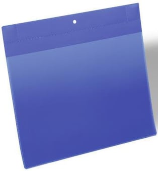 picture of Durable - Neodym Magnetic Document Sleeve A4 Landscape - Dark Blue - Pack 10 - [DL-174807]