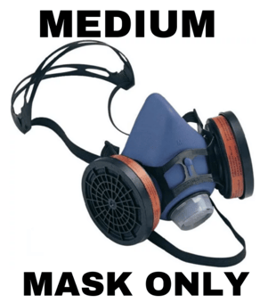 picture of Willson Valuair Plus Medium Half Mask Respirator - (Without Filters) - [HW-1001573] - (DISC-W)