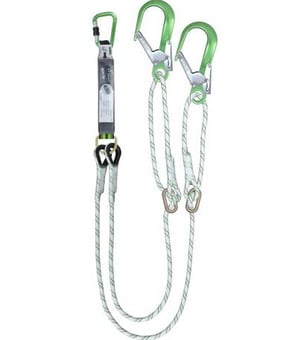 picture of Kratos Short Forked Energy Absorbing Kernmantle Rope Lanyard - [KR-FA3061420]