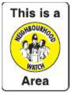 Picture of Street Signs - This is a Neighbourhood Watch Yellow Area With Fixing Channel - FIXING CLIPS REQUIRED - 300 x 400Hmm - Reflective - 3mm Aluminium - [AS-NW1C-ALU]