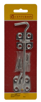 Picture of BZP Wire Cabin Hook - 150mm (6") - Single - [CI-HE278P]